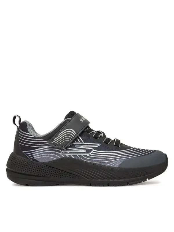 Skechers Skechers Tenisice Microspec Advance- 403926L/BKSL Crna