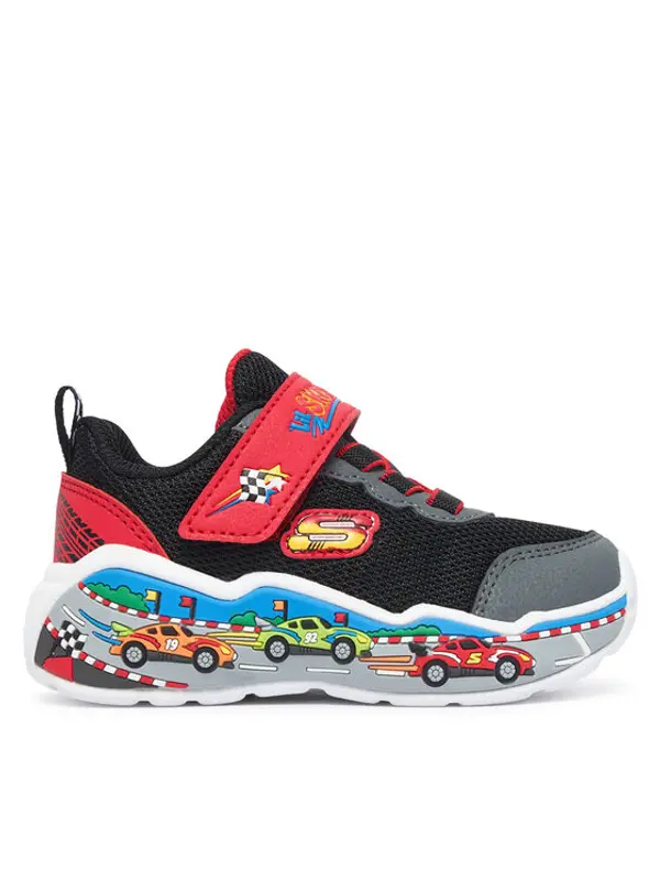 Skechers Skechers Tenisice Play Scene 407312N/BKRD Crna