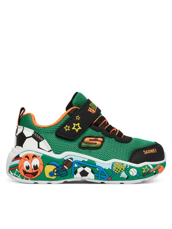 Skechers Skechers Tenisice Play Scene 407312N/GRMT Zelena