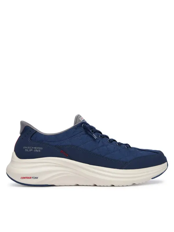 Skechers Skechers Tenisice Slip-Ins: Contour Foam - Cozy Fit 232619/NVGY Tamnoplava