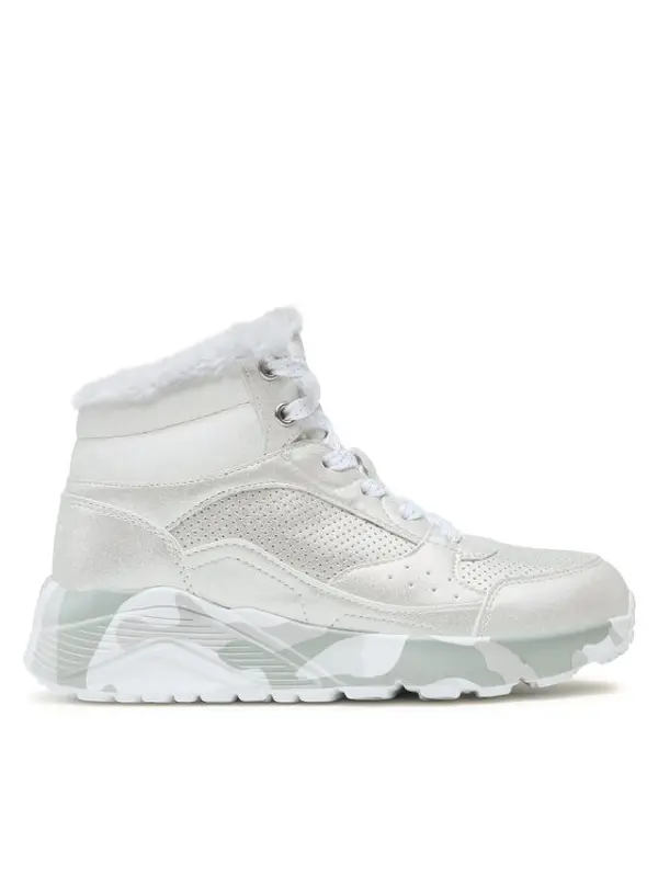 Skechers Skechers Tenisice Uno Lite Camo Dazzle 310485L/SLGY Srebrna