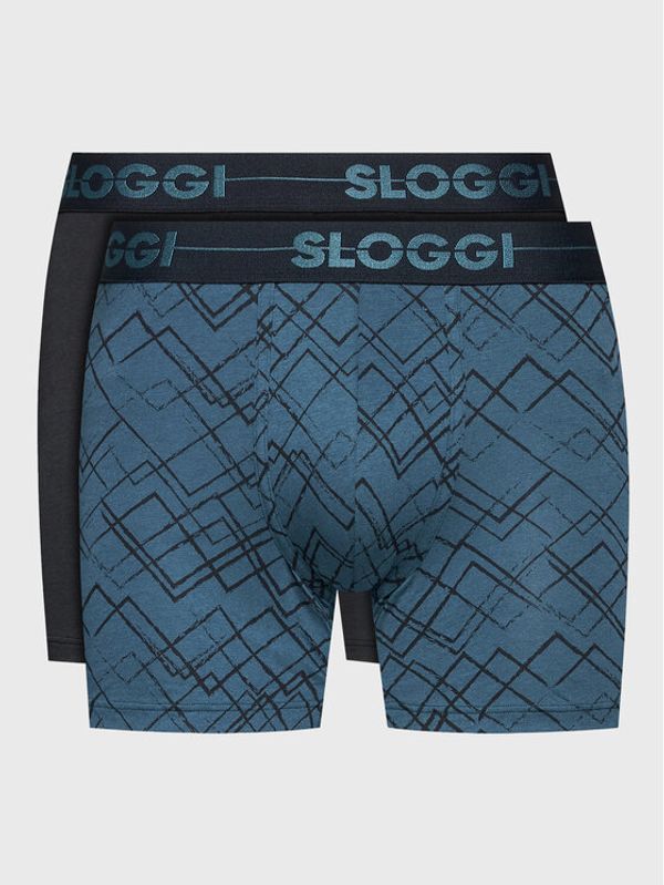 Sloggi Sloggi Set od 2 para bokserica 10198168 Crna