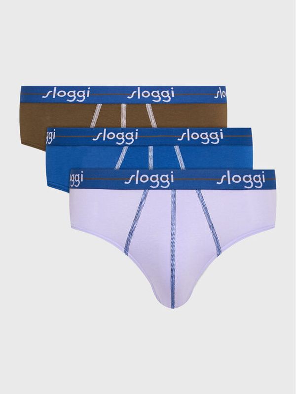 Sloggi Sloggi Set od 3 para muških slip gaća 10207040 Šarena