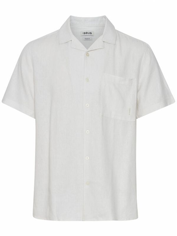 Solid Solid Košulja 21107606 Bijela Regular Fit