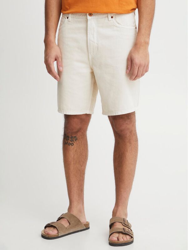 Solid Solid Kratke traperice 21107796 Écru Regular Fit