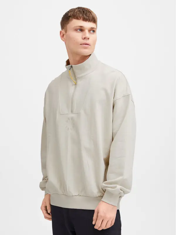 Solid Solid Majica dugih rukava Ilham 21108129 Bež Relaxed Fit