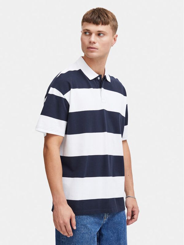 Solid Solid Polo 21108172 Tamnoplava Relaxed Fit