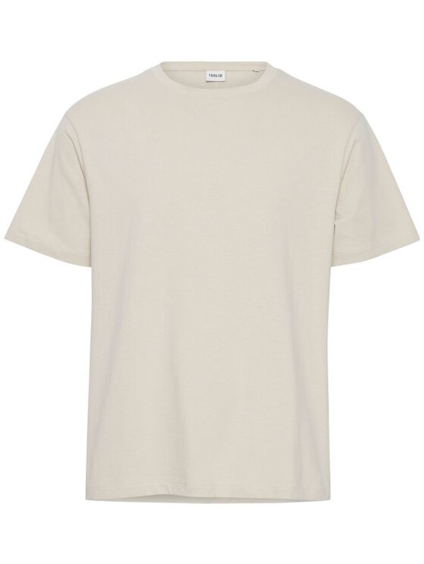 Solid Solid T-shirt 21107195 Bež Regular Fit