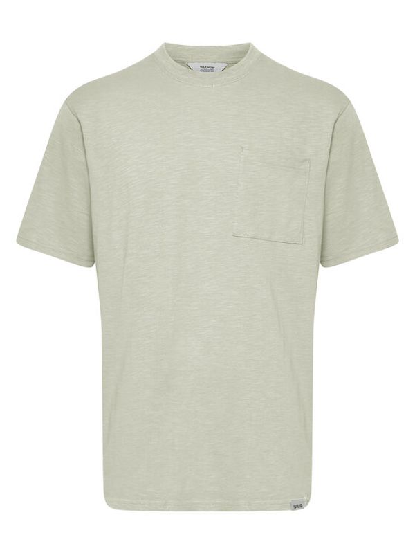 Solid Solid T-shirt 21107372 Zelena Casual Fit