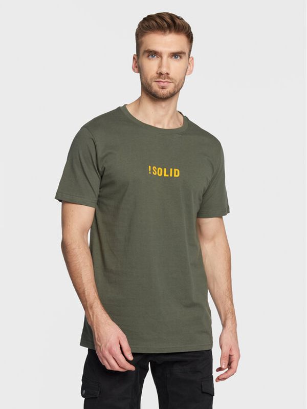 Solid Solid T-shirt Daniels 21107463 Zelena Regular Fit