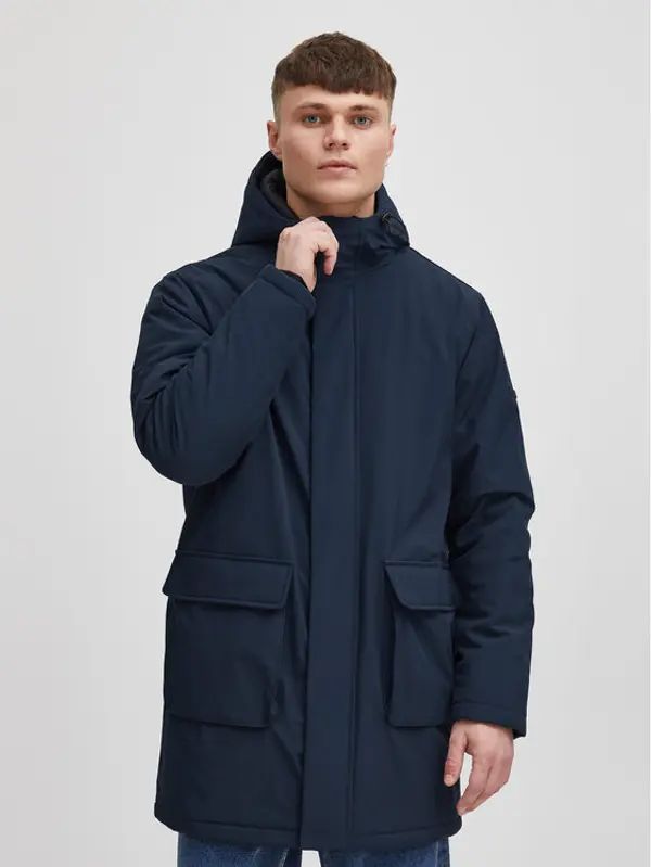 Solid Solid Zimska jakna 21107834 Tamnoplava Regular Fit