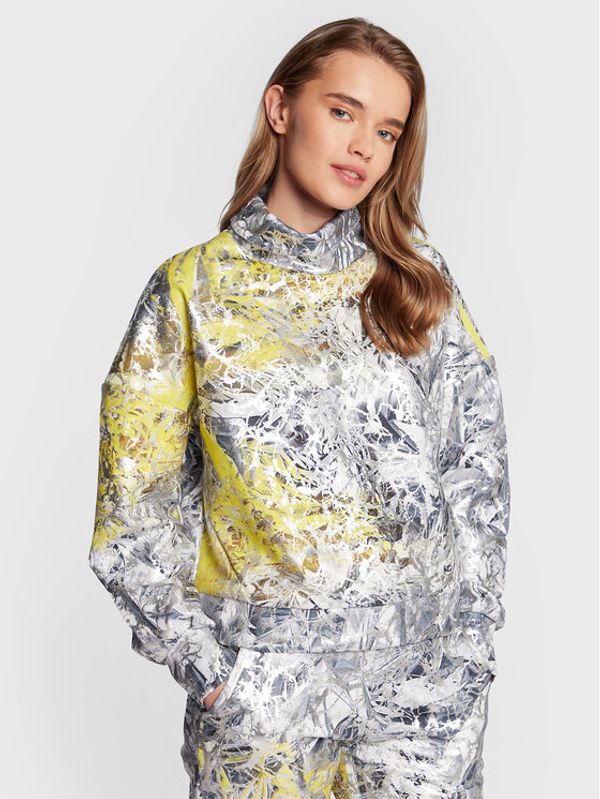 Sportalm Sportalm Majica dugih rukava 9854008926 Srebrna Relaxed Fit