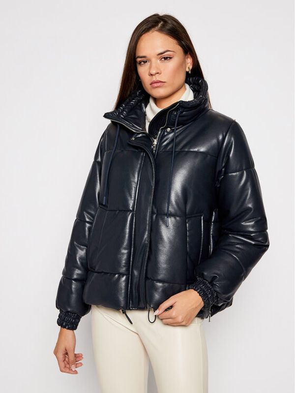 Sportmax Code Sportmax Code Jakna od imitacije kože Delta 74860205 Crna Relaxed Fit