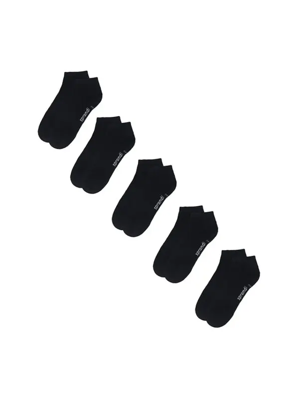 Sprandi Sprandi Kratke čarape 0MB-001-AW23 (5-pack) Crna