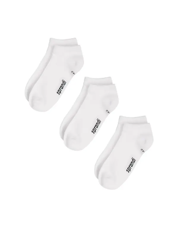 Sprandi Sprandi Kratke čarape 0MB-003-AW23 (3-pack) Bijela