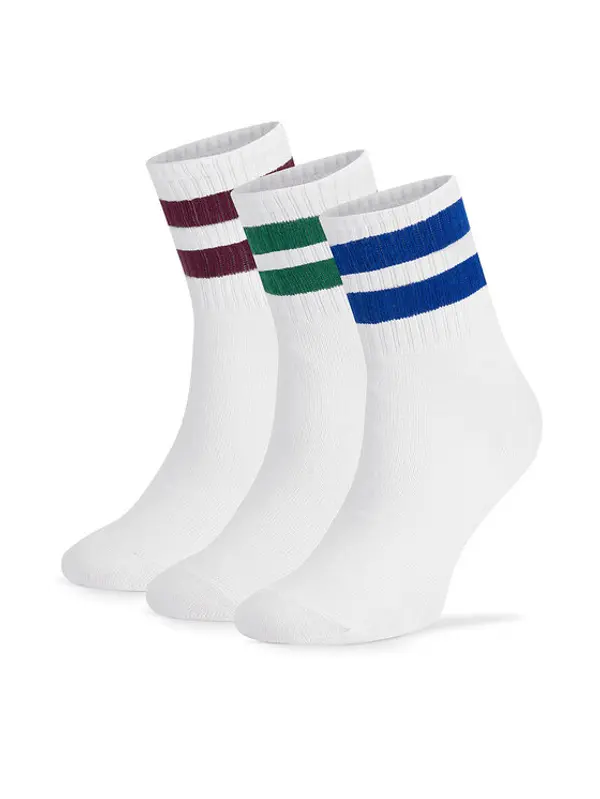 Sprandi Sprandi Kratke čarape 0UB-002-AW24 (3-PACK) Bijela