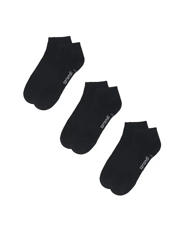 Sprandi Sprandi Kratke čarape 0WB-001-AW23 (3-pack) Crna