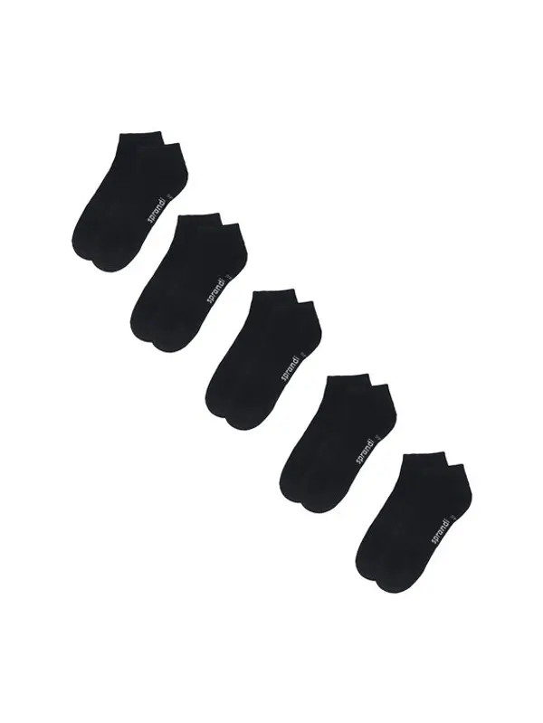 Sprandi Sprandi Kratke čarape 0WB-003-AW23 (5-pack) Crna