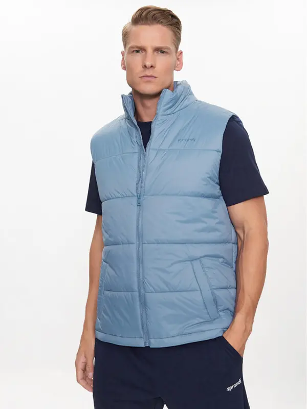Sprandi Sprandi Prsluk SP3-KAM002 Plava Regular Fit