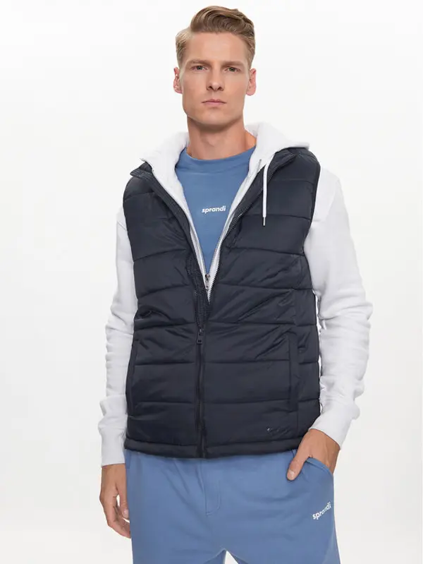 Sprandi Sprandi Prsluk SP3-KAM012 Tamnoplava Regular Fit