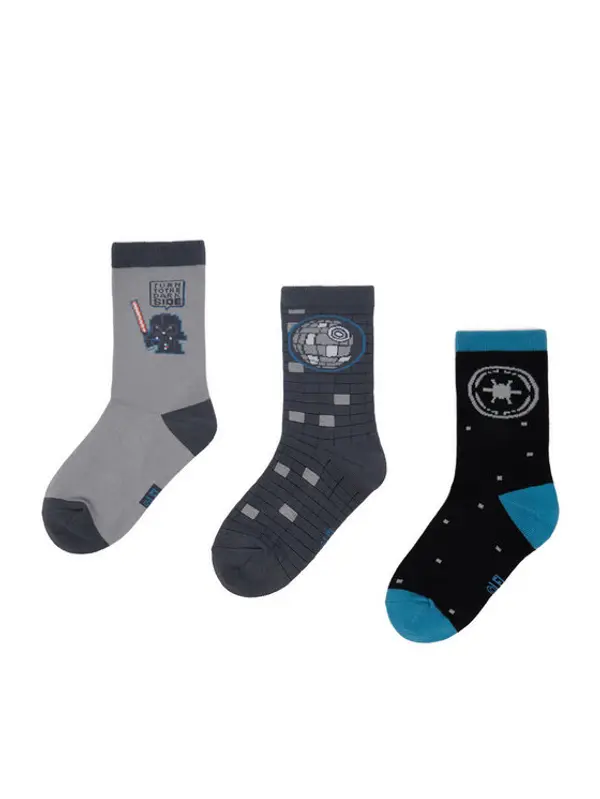 Star Wars Star Wars Duge čarape CEO-ACCCS-AW26-227SW(3-PACK) Siva