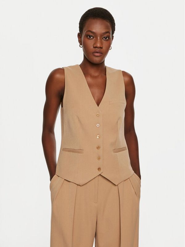 STAUD STAUD Prsluk za odijelo Brett 561-3685 Bež Regular Fit