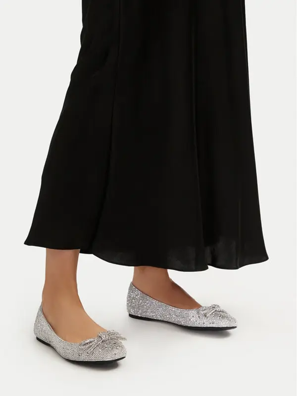 Steve Madden Steve Madden Balerinke Nilsa-R SM11003518 Srebrna