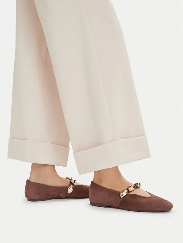Steve Madden Steve Madden Balerinke Poppin 11005437 Smeđa