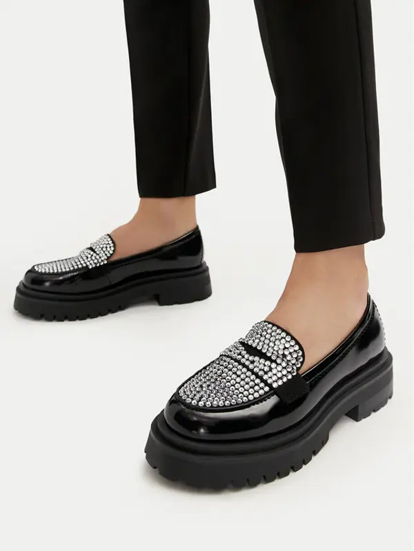 Steve Madden Steve Madden Loaferice Longhaul SM11003448 Crna