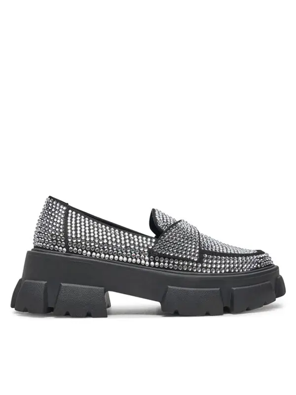 Steve Madden Steve Madden Loaferice Trifecta_R SM11003506 Srebrna