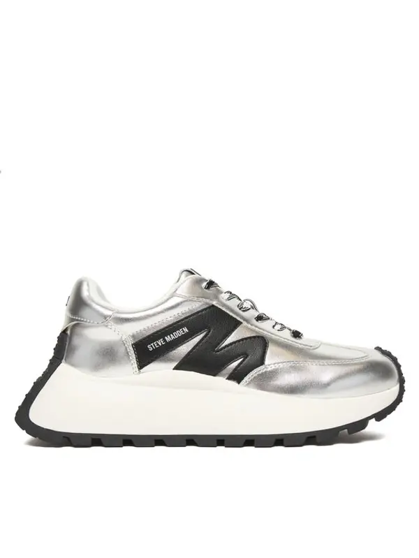 Steve Madden Steve Madden Tenisice Supercampo SM11004808 Srebrna