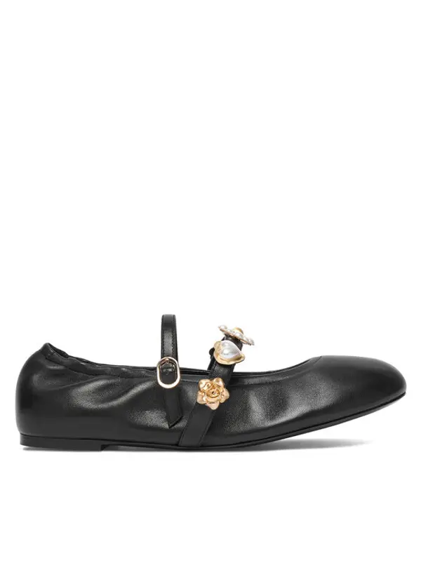 Stuart Weitzman Stuart Weitzman Balerinke Socharming Mary Jane SN124 Crna