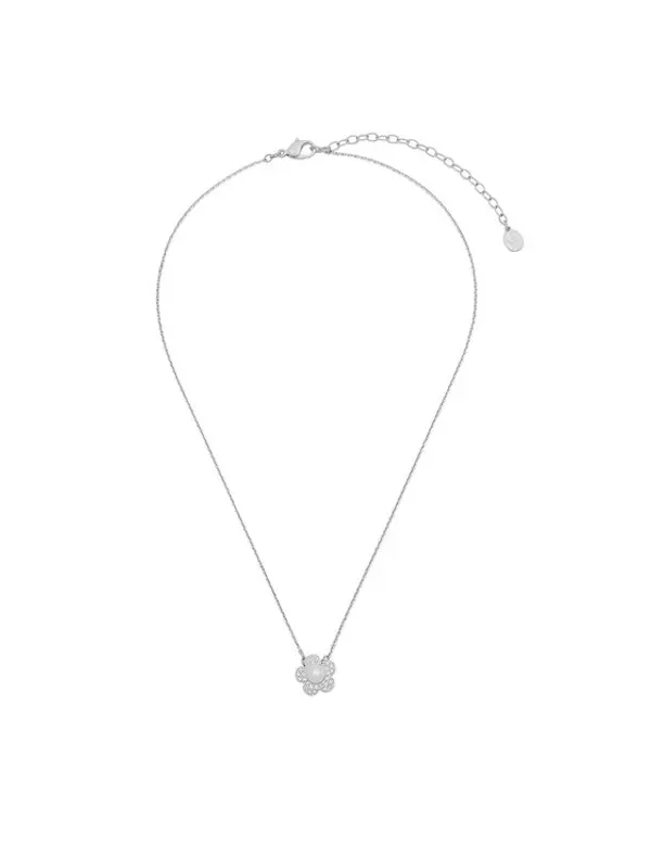 Swarovski Swarovski Ogrlica Flower 5755817 Srebrna