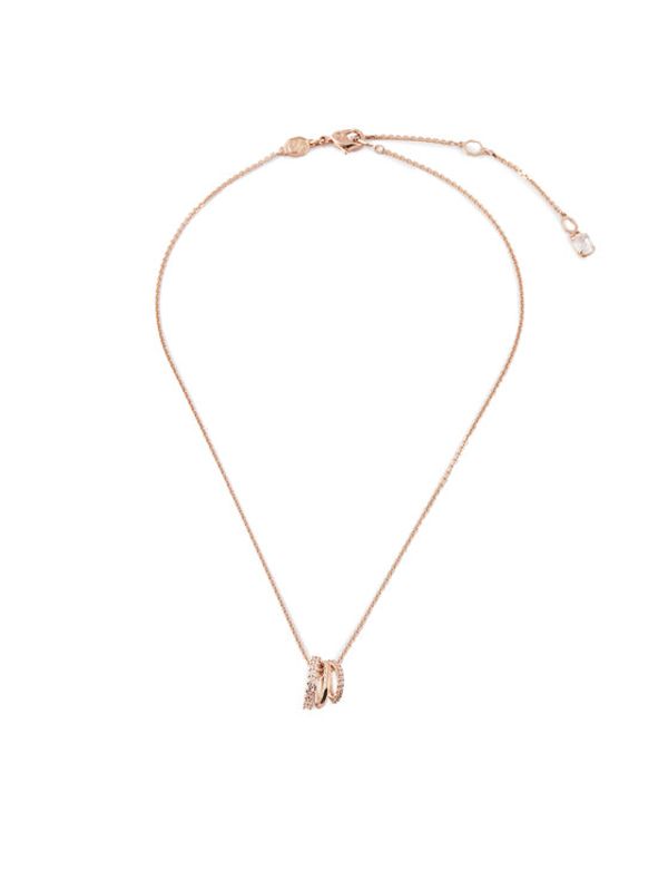 Swarovski Swarovski Ogrlica Hyperbola 5701494 Ružičasto zlato