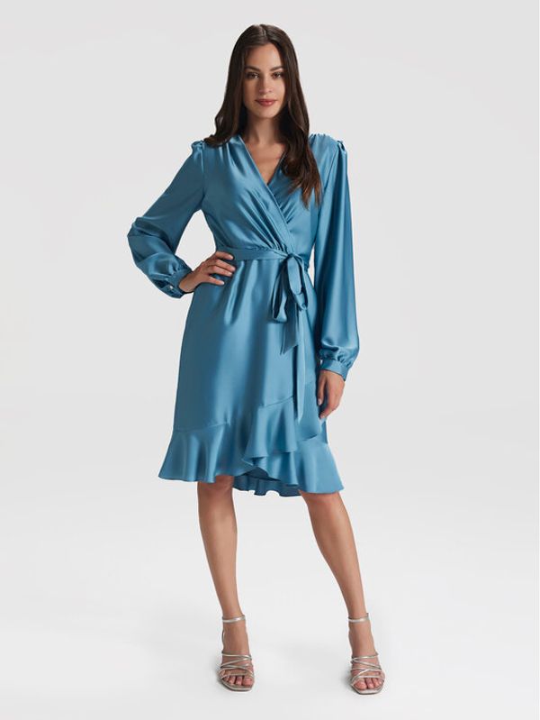 Swing Swing Koktel haljina 5AG06500 Plava Regular Fit