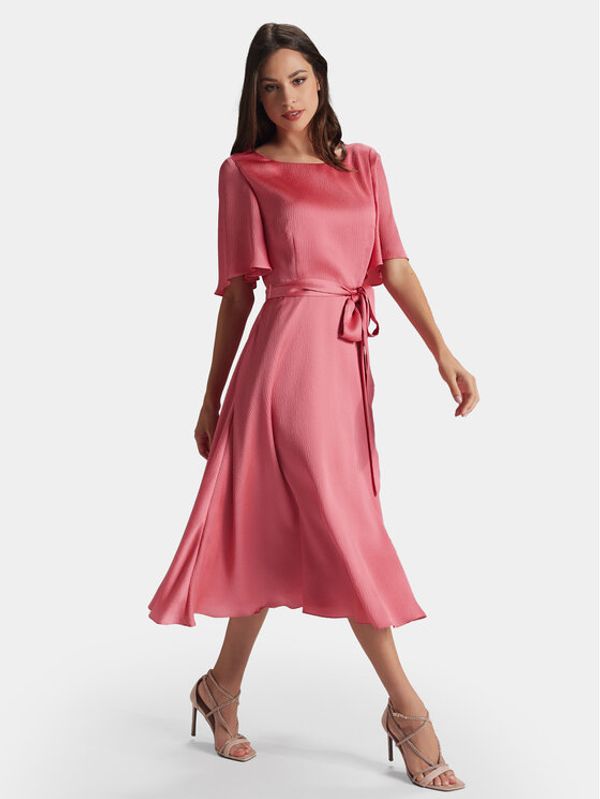 Swing Swing Koktel haljina 5AG14500 Ružičasta Regular Fit