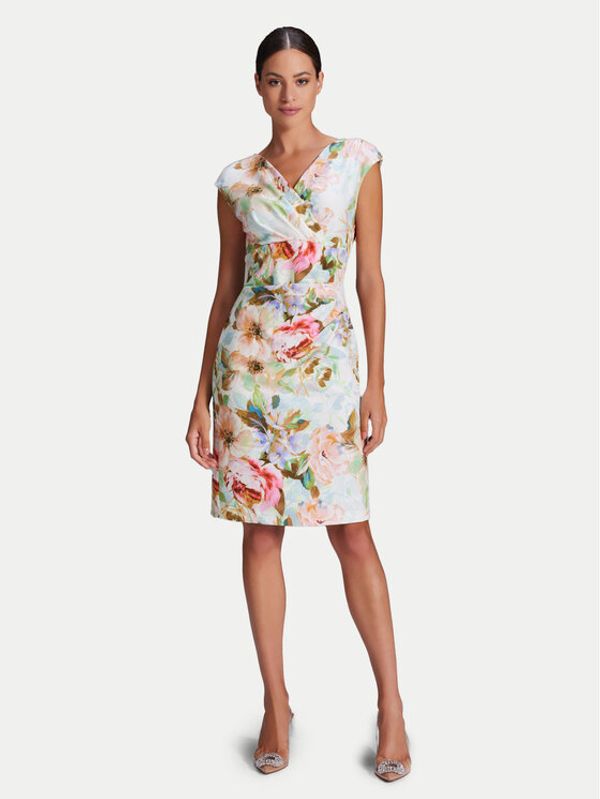 Swing Swing Koktel haljina 5AG22300 Šarena Slim Fit