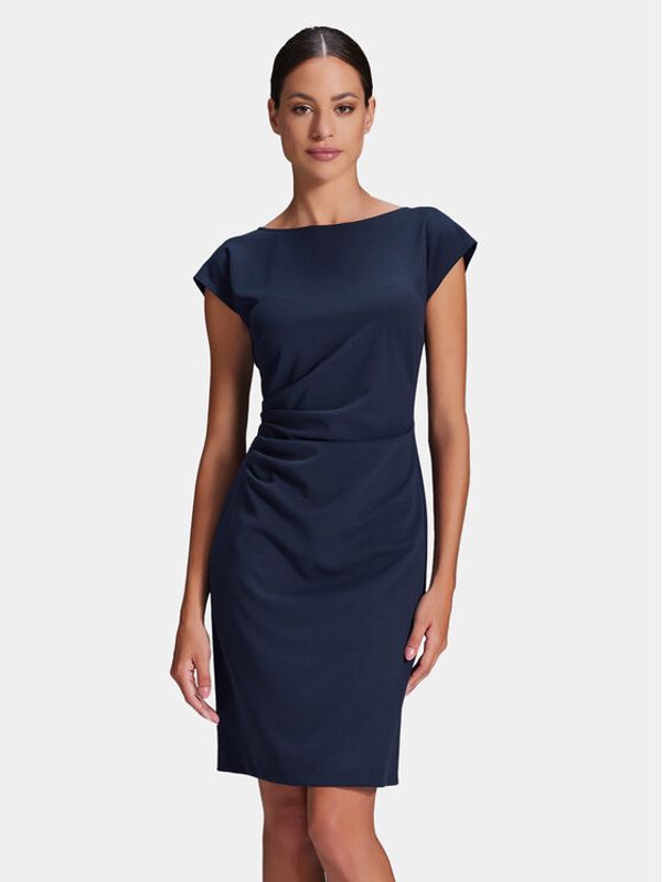 Swing Swing Koktel haljina 5AG23100 Tamnoplava Slim Fit