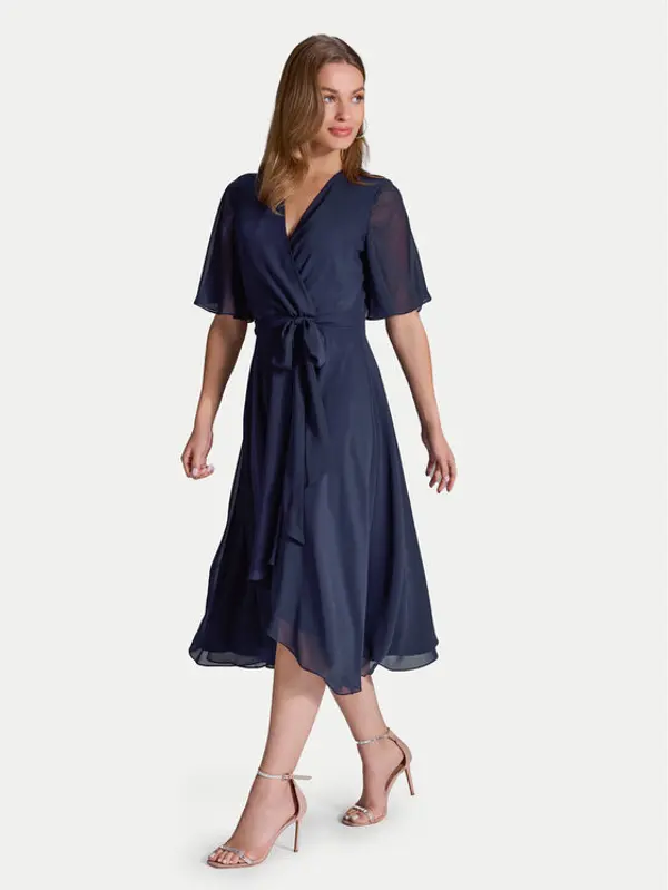 Swing Swing Koktel haljina 5AI10200 Tamnoplava Regular Fit