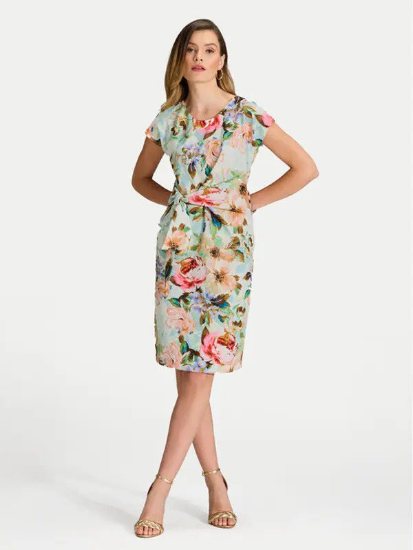 Swing Swing Koktel haljina 5AI20700 Šarena Regular Fit