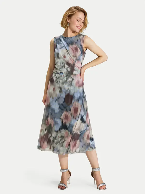 Swing Swing Koktel haljina 5AK05200 Šarena Regular Fit