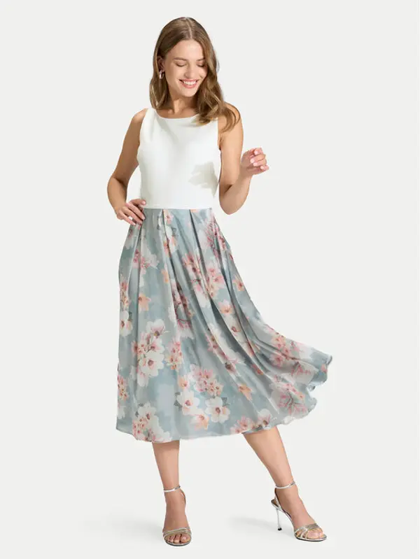 Swing Swing Koktel haljina 5AK14200 Svijetloplava Regular Fit