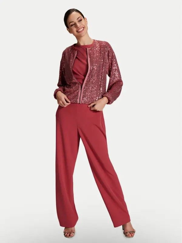 Swing Swing Majica dugih rukava 4AH00600 Crvena Regular Fit