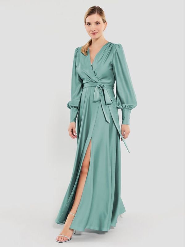 Swing Swing Večernja haljina 5AE00600 Tirkizna Regular Fit