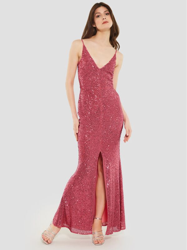 Swing Swing Večernja haljina 5AF03300 Crvena Slim Fit