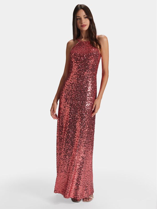 Swing Swing Večernja haljina 5AG05100 Ružičasta Slim Fit