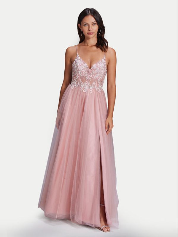 Hey Kyla Swing Večernja haljina 5AH013HK Ružičasta Slim Fit