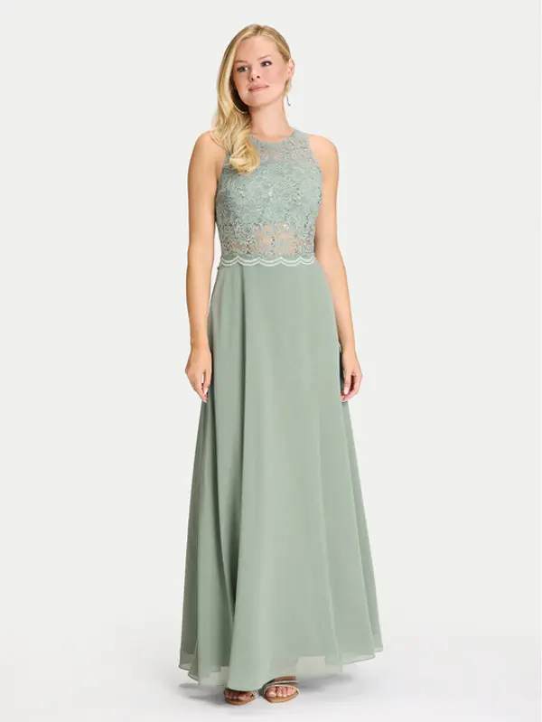 Swing Swing Večernja haljina 5AI01400 Zelena Regular Fit