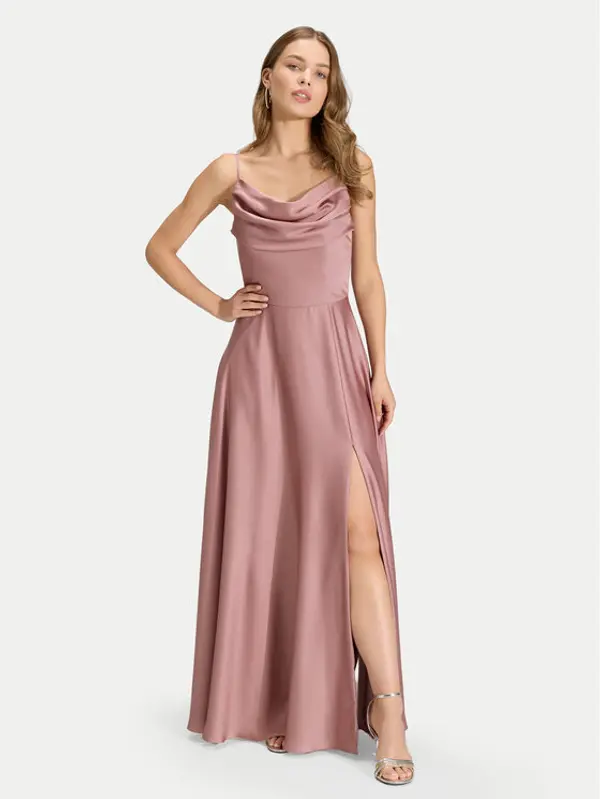Swing Swing Večernja haljina 5AI13600 Ružičasta Regular Fit