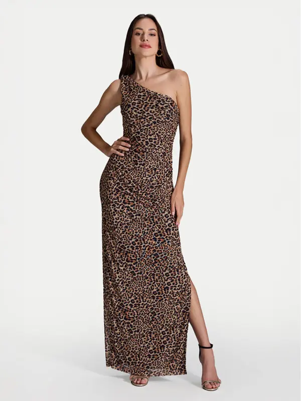 Swing Swing Večernja haljina 5AI16600 Bež Slim Fit